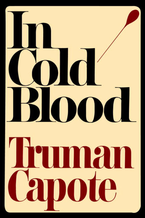 Neil Fujita, book jacket for Truman Capote’s Cold Blood, 1966.