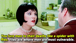 trashybooksforladies:Female Awesome Meme: [1/10] Women in a Movie » Mrs. White “Well, it’s a matter 
