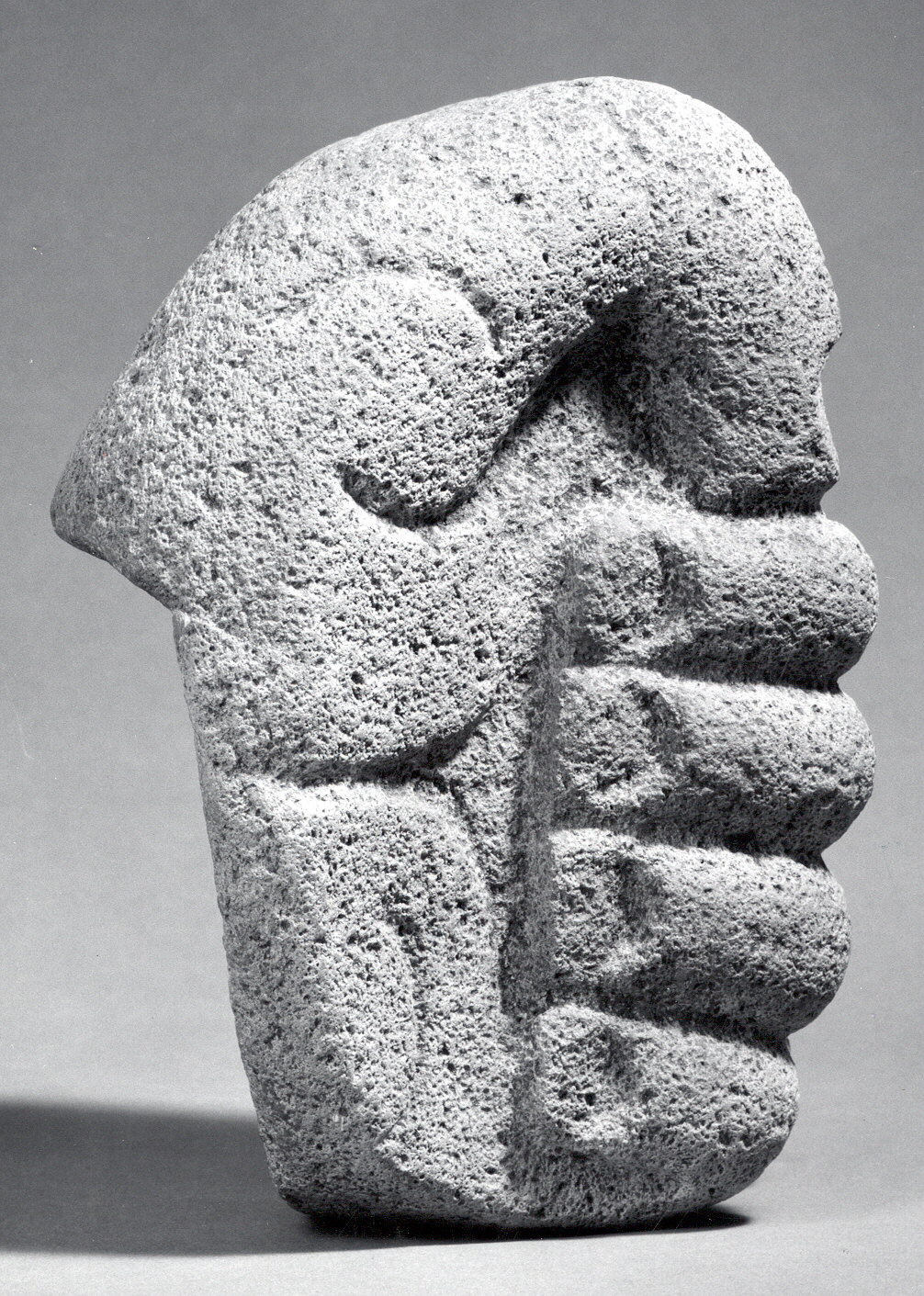 tlatollotl:  Hacha (axe) in the form of a handVeracruz, Mexico. 4th to 7th century