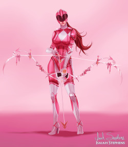 building-an-unstoppable-fist:  supersailor:  antoinettemalificus:  izzydoodledump:  Been Feeling EXTRA 90’s lately! So I drew up the original 5 Power Rangers!   Wnat to cosplay…   Must copay pink ranger! DAT BOW  dat battle axe tho