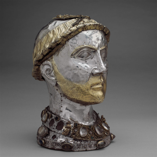 theancientwayoflife: ~ Reliquary Bust of Saint Yrieix. Date: ca. 1220–40, with later grill Geography