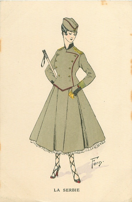 lostsplendor:  &ldquo;Glamour of the Allies&rdquo;: French Postcard Set c.