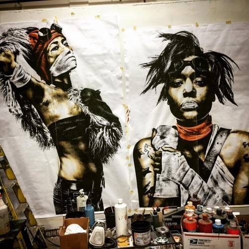 Getting ready for Mexico. @nikapikachew @tokyodeste @worthyfoe #eddiecolla #atavisms