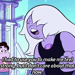 eloisewidmore:  My Endless List of Faves 8/∞ - Amethyst from Steven Universe[Ugh, you are just so childish!] Yeah, yeah, don’t forget: reckless, vulgar, loud-mouthed. That’s just what makes me so awesome!   I wana hug her so much! <3