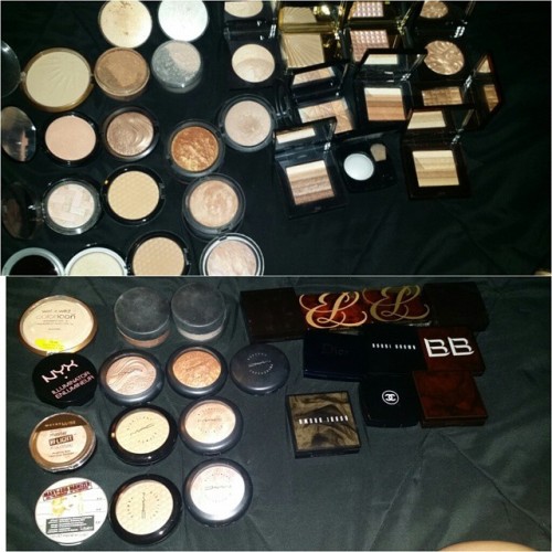 As I have promised, posted some of my illuminators and highlighters, in powder, liquid, and cream fo