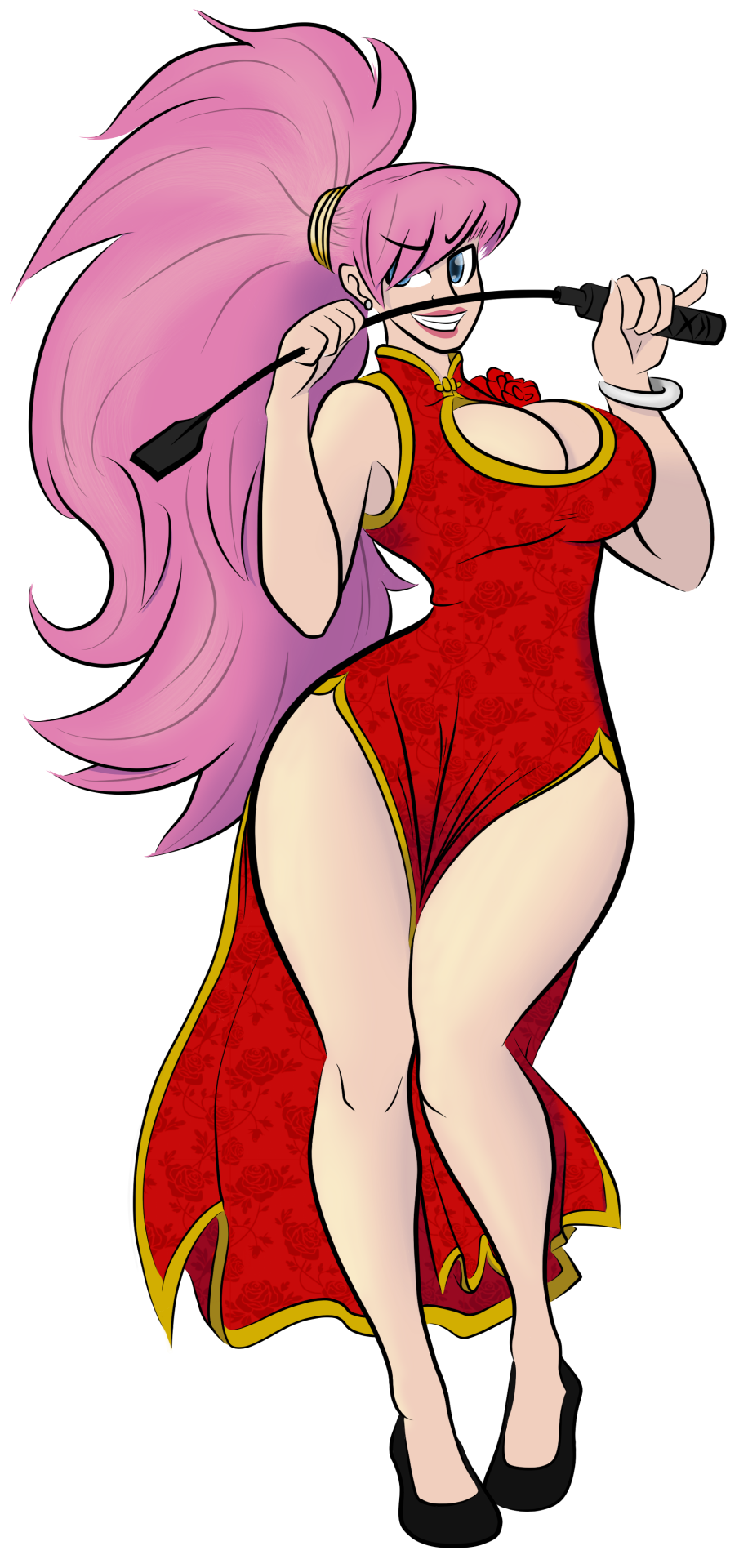 kentayuki:  redstarart:  I inked and coloured a sketch of poison by Kentayuki.  