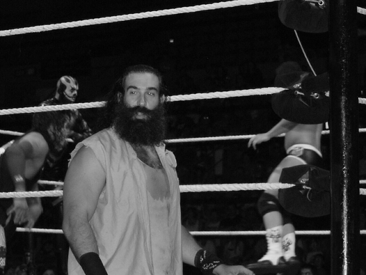 madamemal:  My black and white shots from last night’s WWE Live in Fort Wayne.