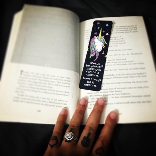 Always a #unicorn #bookworm #chuckpalahniuk #survivor #inkednerd