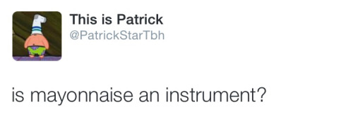 patrik-star:Sandy says its not but i don’t believe her