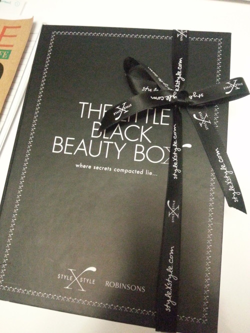 Little Black Beauty Box! Got the first box today and have to say that the samples in there were very