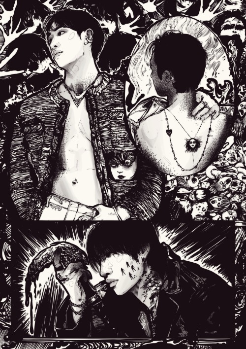 Stray Kids X Junji Ito Series 