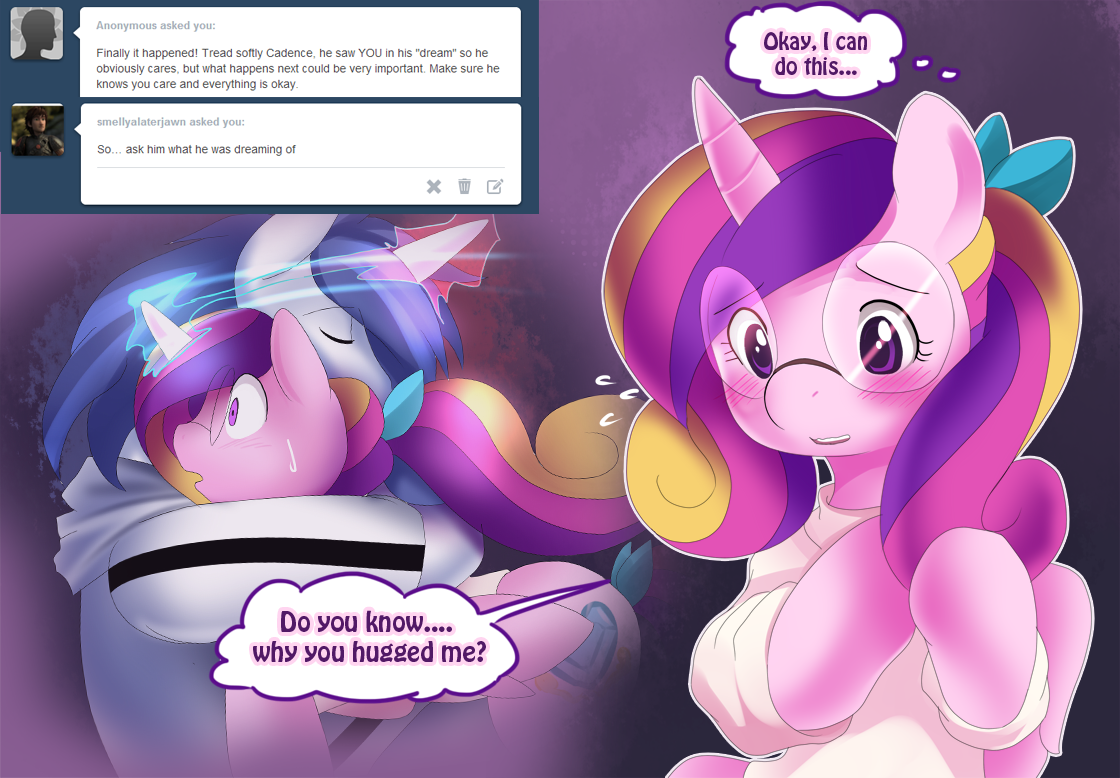 highschool-cadance:  Side-story on hearts and Hooves Day what happen in previous