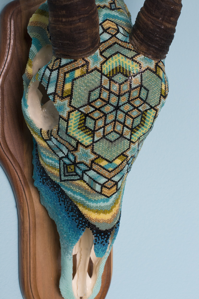 crossconnectmag:   Bead Skulls by Harrison Carter Watkins   Harrison Carter Watkins is