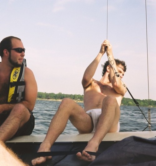 hellowhitebriefs:boating in tighty whities