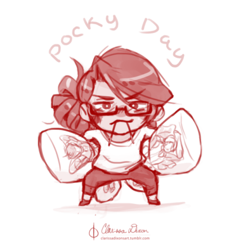 I heard that it was pocky day today! Unfortunately I haven’t had any pocky in a while, but may