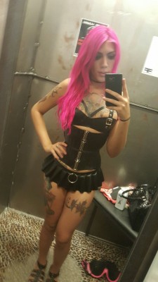 What I Picked To Wear Out To The Event At Submission. Minus The Corset Because It