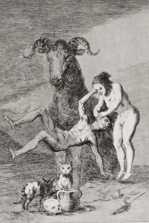 Capricho № 60: Ensayos (Trials) - Francisco Goya