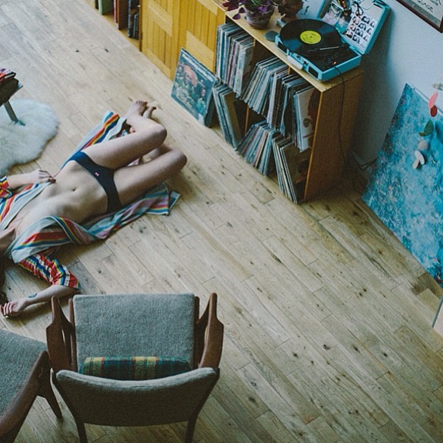 basementfox:  Dead records @missiflowers #brooklyn Copyright © 2014, Asher Moss,