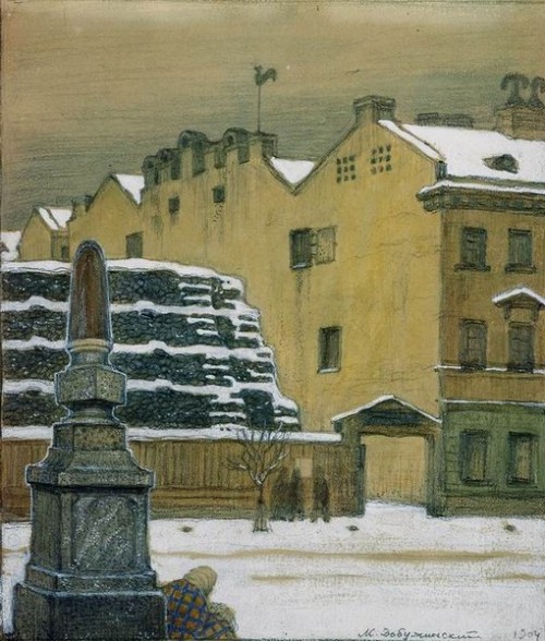 Winter in the City, 1904, Mstislav Dobuzhinsky