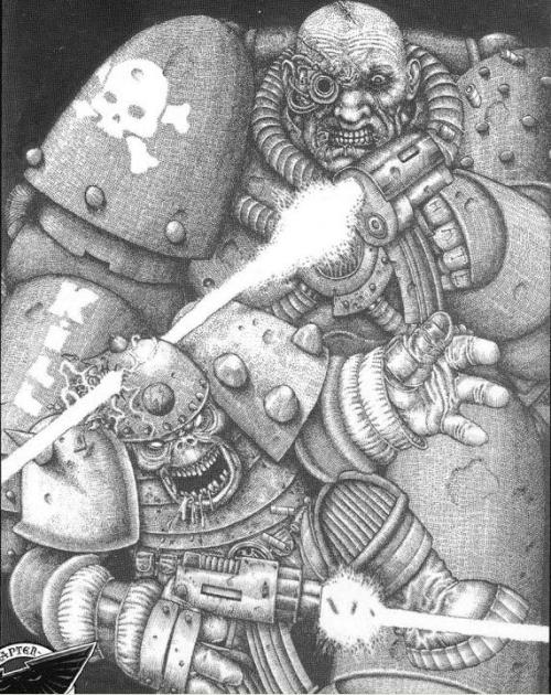 Ending the retro / classic art showcase with a proper Rogue Trader classic.