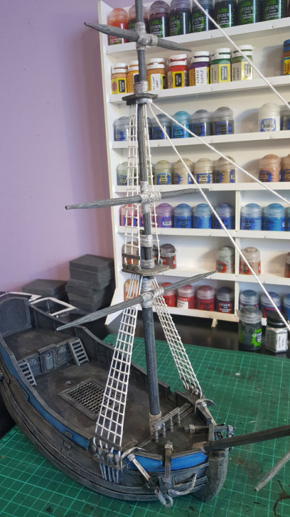 WIP : Brig The WandererHello everyone !The foremast and the bowsprit of the Wanderer are ready.Today