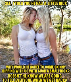 small-penis-hangout:  Fuck it, tell them, they all know anyways. It will be worth it to see you two naked. 