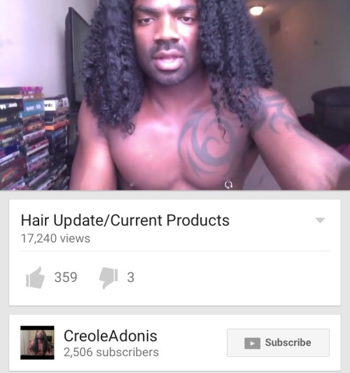 callmemafiosa: hesgorgousandnaked:Repost this Go follow &amp; support male you tubers of color #