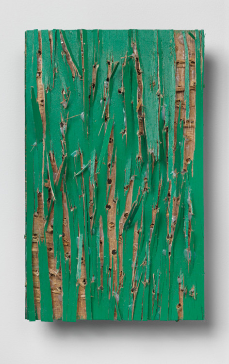 nicecollection:  Kishio Suga - Origins of Scenery and Site, 2011, Wood, paint, 13 x 7 15/16 x 3 ½ inches