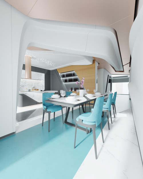 Futuristic Home Interiors Shaped By Technological...