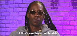   2 Chainz gave many reasons on why he predominantly
