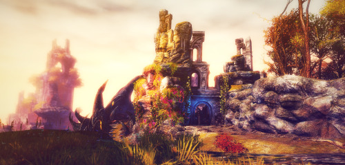 fernhounds:  [ Guild Wars 2 - Beautiful Places - Iron Marches ]  I love the hazy look of this map..  