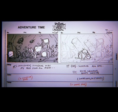 Porn hannakdraws:various Adventure Time storyboard photos