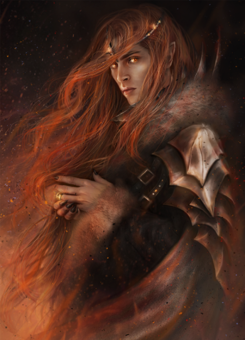 tolkienillustrations:Sauron by Kaprriss