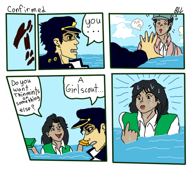 southernreimu:So the jojo69min prompt yesterday was “girl/boy scouts”…Used