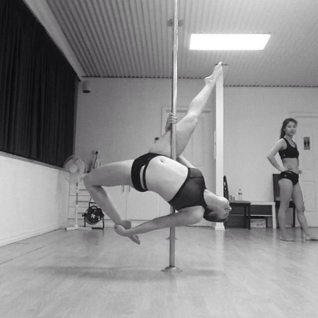 chelseapea:  Me tonight at pole