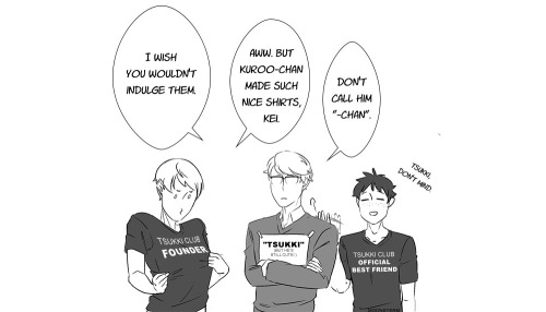  DONATE TO KO-FI | ONLINE STORE to no one’s surprise, i made another tsukki fan club comic I made th