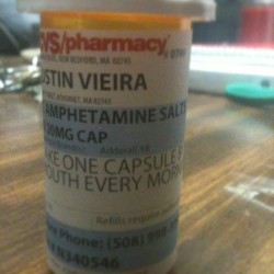 Yum,“Amphetamine Salts” my favorite.