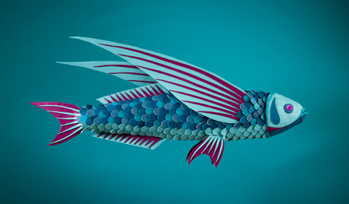 asylum-art:uCreative Paper Sculptures Works by Zim&Zou on Behance Zim and Zou is a studio based in Nancy, France that primary works in paper sculptures installation, graphic design and illustration. Behind Zim and Zou, we have a team composed of Lucie