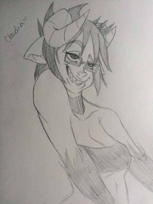 piyotycho:  Hi! I really love your characters and your work! I hope i did Clawdia some justice and i hope you like it!!Her smile is good! I like it. Thank you!（＞▽＜ノ