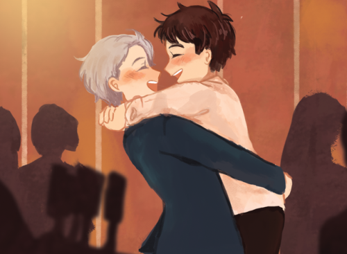 banacotta:small preview of my piece for @ai-yurionicezine!! preorders open on the 24th, so grab a co