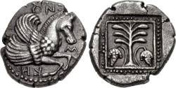 archaicwonder:  A rare coin from the city