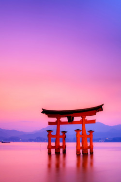 travelingcolors:  Torii Gate, Itsukushima | Japan (by Jaylie Wong)