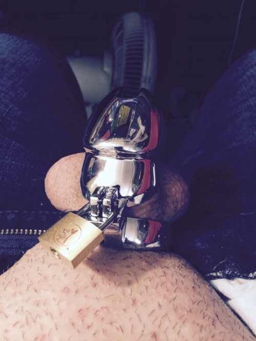 Porn photo 4inchcock:My very first chastity device Just