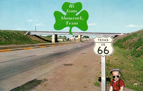 SHAMROCK, TEXAS: Thousands of tourists visit this fast growing wheat and cattle town each year. Fast