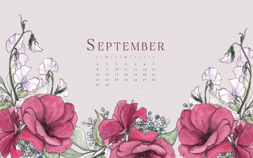 I know it’s a little late, butI’ve been very busy! Welcome, September!September 2019 - Blushed Desig