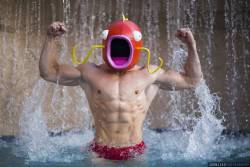 cosplay-galaxy:  [Photographer] Do you even splash? Buff Magikarp cosplay by Sev Cosplay at Colossalcon 2015 JJ_Photo