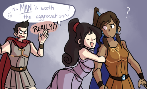 beroberos:  Okay I’m filling in for omako for the whole LOK/Disney Crossover thing for today, tis megasami time~ Have a crappy comic because I need to fit korrasami into everything ;D 