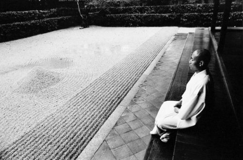 Édouard Boubat, Jardin Zen, Kyoto, Japan, 1975