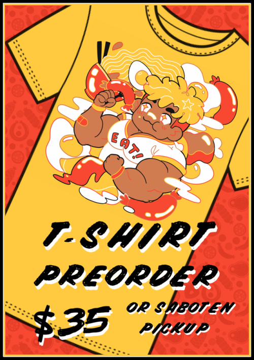 New Shirt up for preorder!This shirt is 35$ plus shipping. It’s a speedy preorder that will end on f