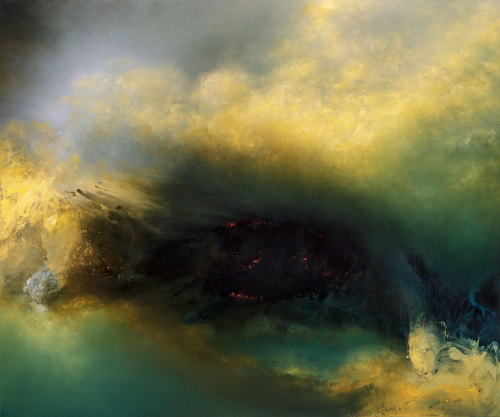 culturenlifestyle:Brooding Abstract Paintings of the Ocean Waves by Samantha Keely Smith New York-ba